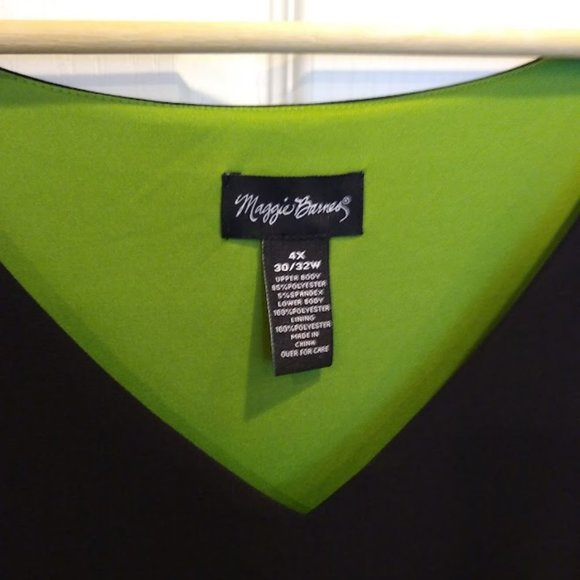 Maggie Barnes V Neck Dress 4X - Picture 3 of 6